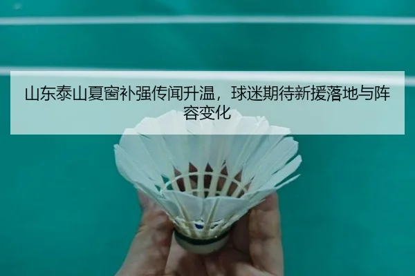 山东泰山夏窗补强传闻升温，球迷期待新援落地与阵容变化 - kaiyun